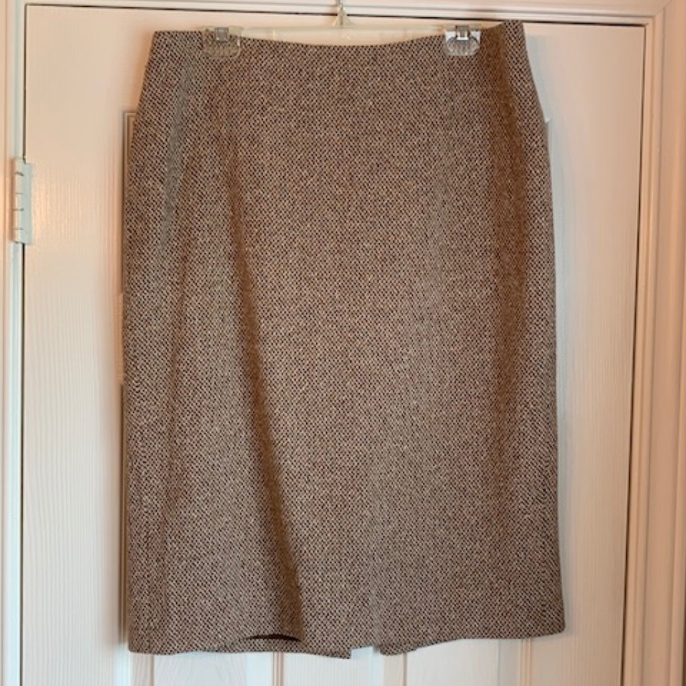 LRL wool blend skirt
